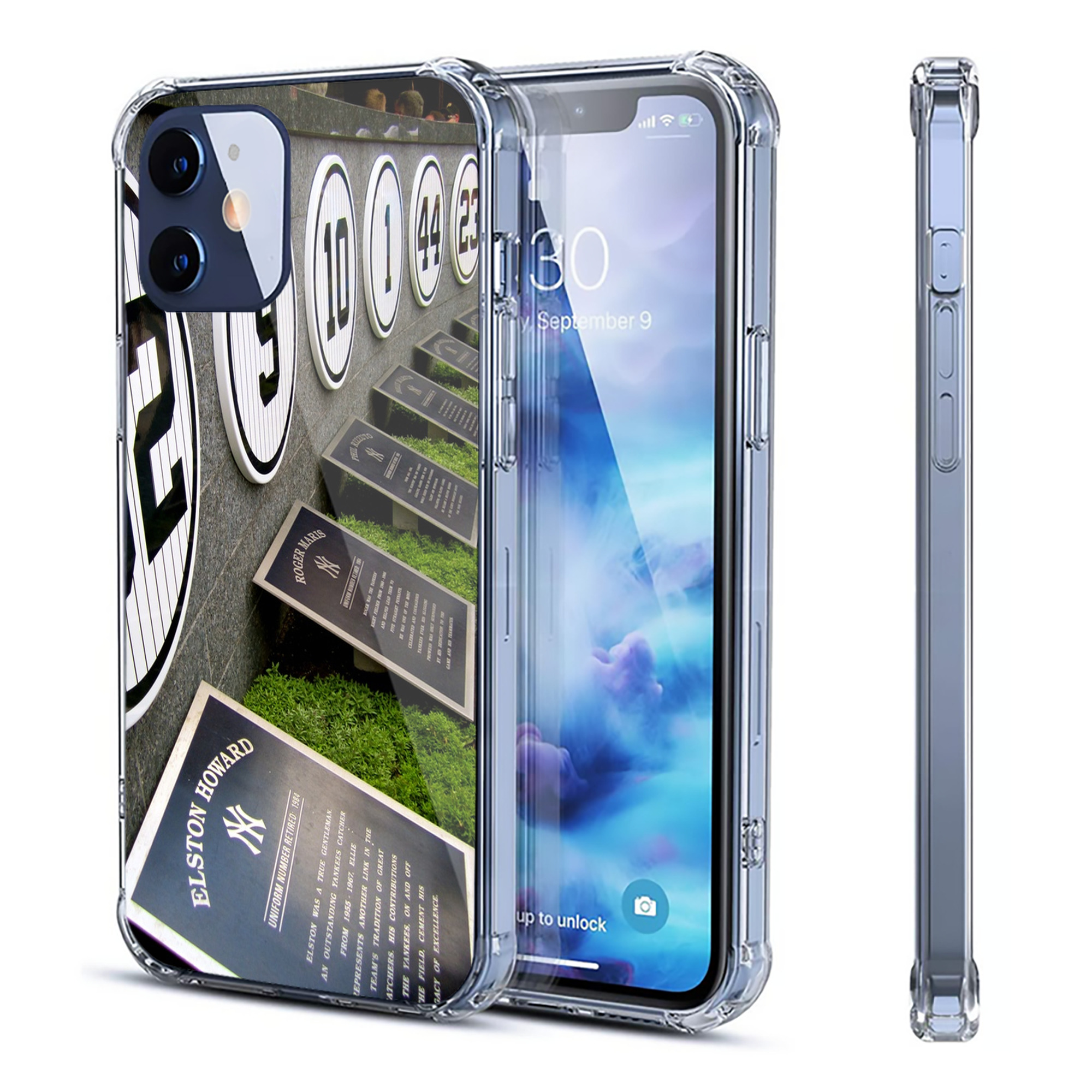 New York Yankees 253 Clear IPhone 12 Case – Soft TPU With UV Print – Enhanced Drop Protection, Precise Fit, Anti-Fingerprint, Customizable Design, Scratch-Resistant, Yellow-Resistant